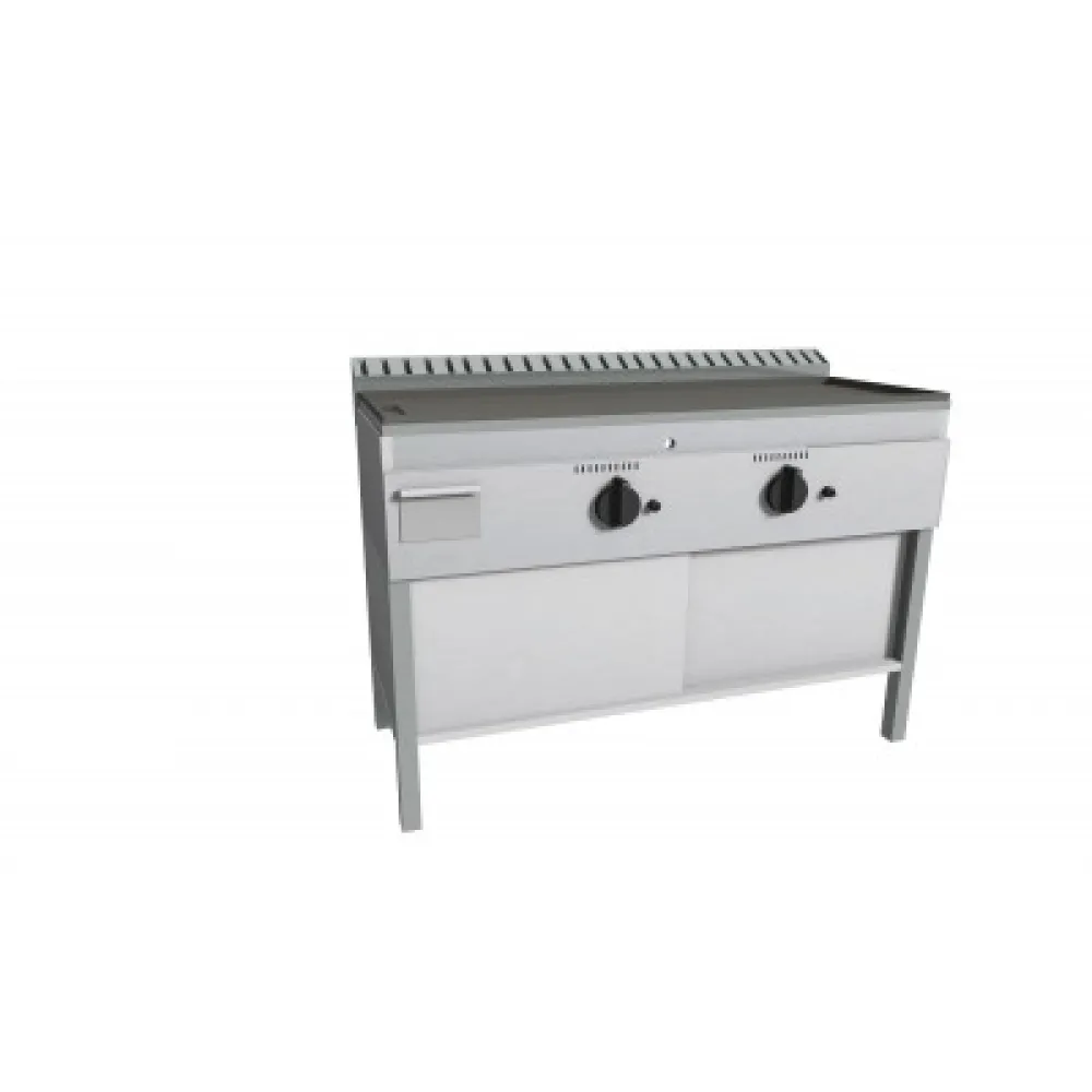 Elektriskā gluda grilvirsma ar bīdamām durvīm FRY-TOP FTSPS/102EK.BC