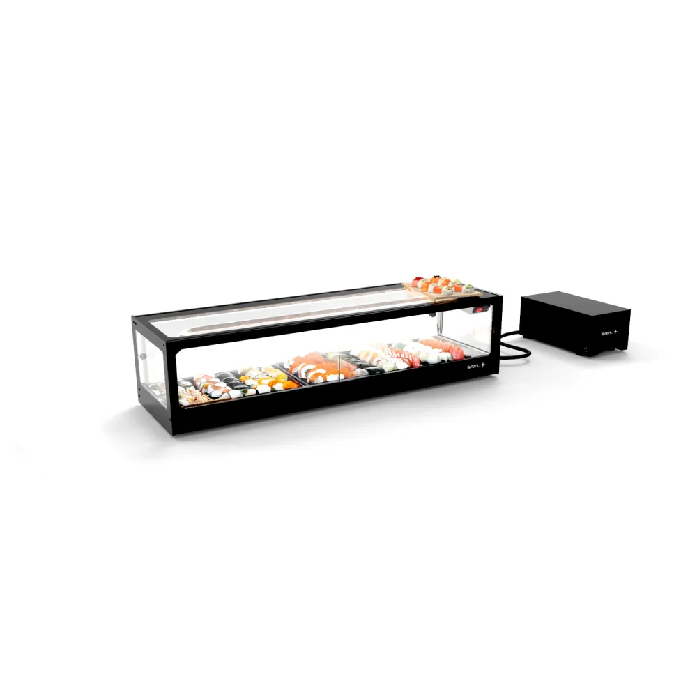 Aukstā vitrīna ar dzesēšanas bloku LOGIC SUSHI VTLG6SGRP (BHS-VTLG6SGRP)