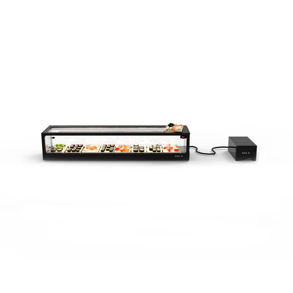 Aukstā vitrīna ar dzesēšanas bloku LOGIC SUSHI VTLG6SGRP (BHS-VTLG6SGRP)