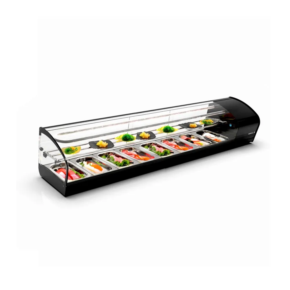 Aukstā vitrīna GN traukiem SHARK SUSHI 2P SK28S