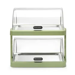 Dubultais aukstais displeja marmīts ar roll-top vāku 480×355×(H)480 mm, zaļš