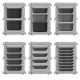 GN Pārtikas transportēšanas termokonteiners 100L, 635x465x(H)660mm (707999)