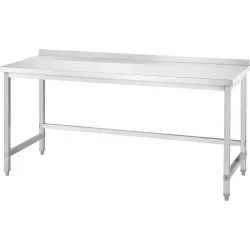 Nerūsējošā tērauda galds bez plaukta  1200x600x850 mm