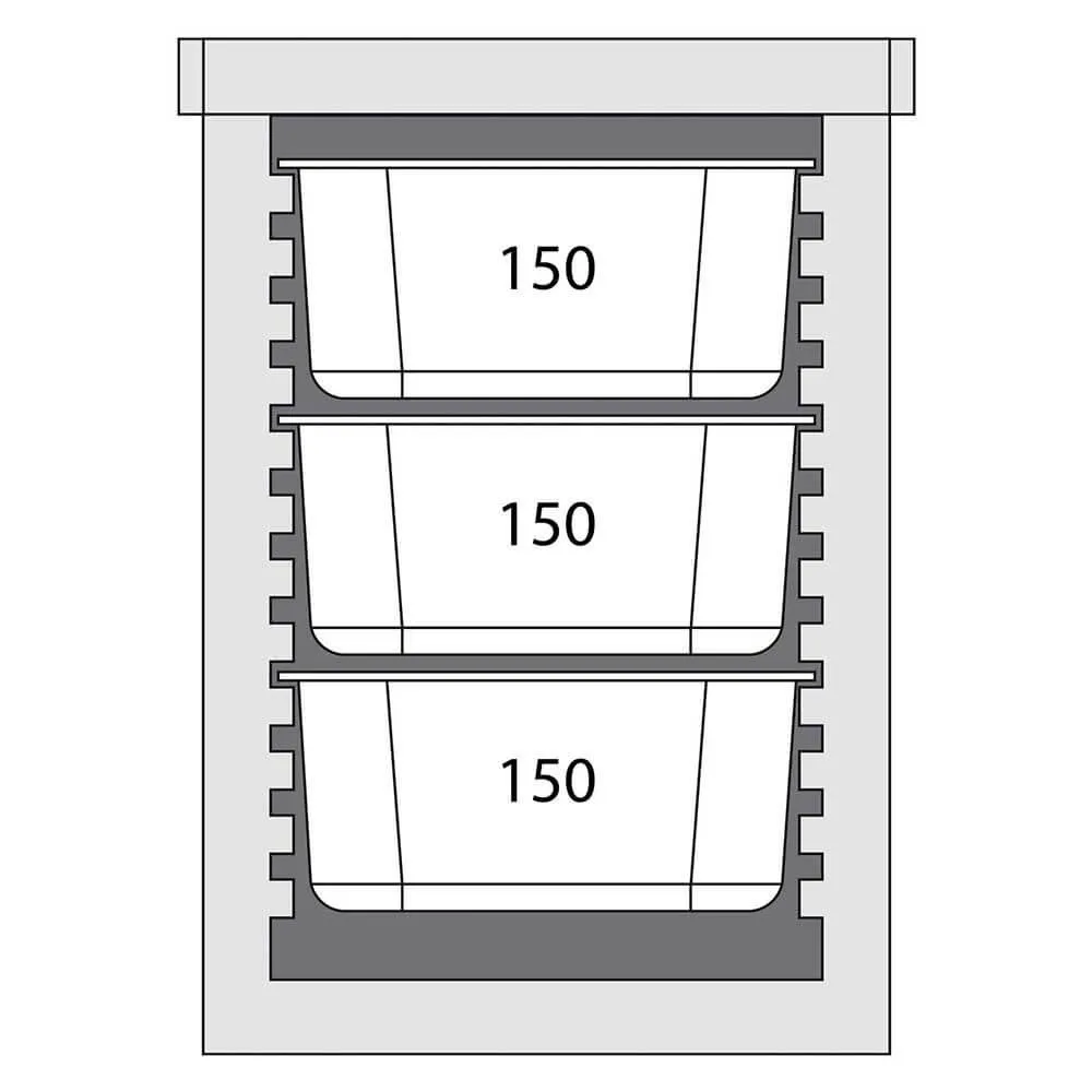 Termokonteiners ēdienu pārvadāšanai 12 x GN 1/1 20 mm (055106)