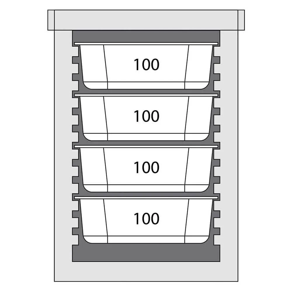 Termokonteiners ēdienu pārvadāšanai 12 x GN 1/1 20 mm (055106)