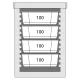 Termokonteiners ēdienu pārvadāšanai 12 x GN 1/1 20 mm (055106)