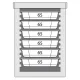 Termokonteiners ēdienu pārvadāšanai 12 x GN 1/1 20 mm (055106)