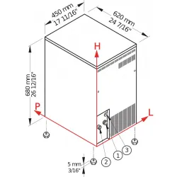 Ledus ģenerators TB551 HC 55kg / 24st