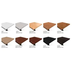 Finierēta darba virsma no dabīgā ozolkoka finiera 700x700 mm h-30 mm