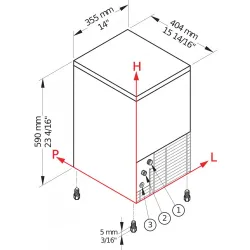 Ledus ģenerators CB184 HC 21kg / 24st