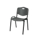Krēsls ISO PLAST 0105, pelēks (KKO/ISO.PLAST.0105/NS/STM)