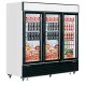 Saldētava vitrīna 1436L, 3 veramās durvis, balta (LGF7500)