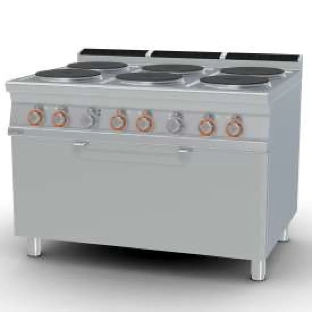 Elektrīskā plīts ar cepeškrāsni, 6 riņķi CF6-712ET (08661232)