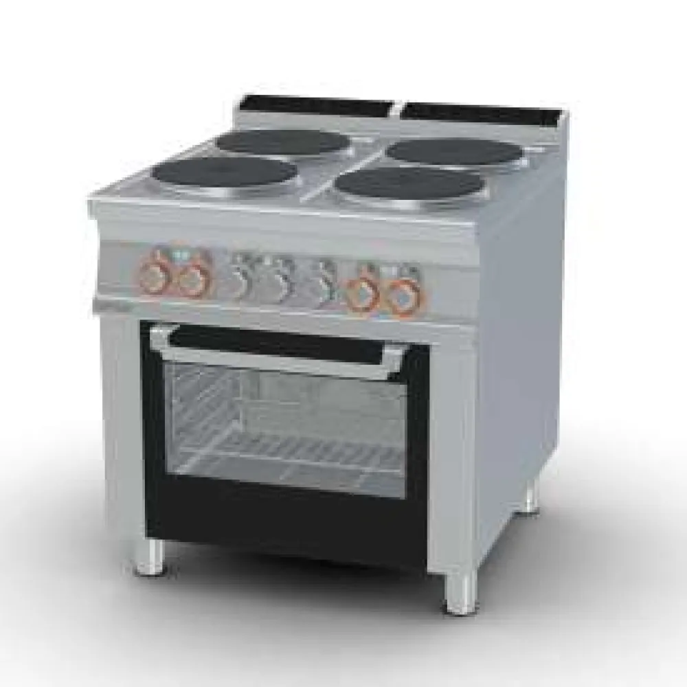 Elektrīskā plīts ar cepeškrāsni 4 riņķi 90 CFV4-98ET/V (0980083A)