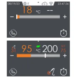 Elektriskā grilvirsma, gluda ar plauktu Touch Screen 70 FTL-74ETTS