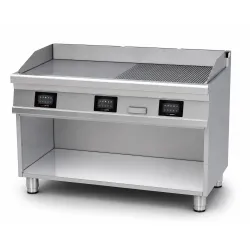 Elektriskā grilvirsma, 1/3 rievota ar plauktu Touch Screen 70 FTLR-712ETTS3