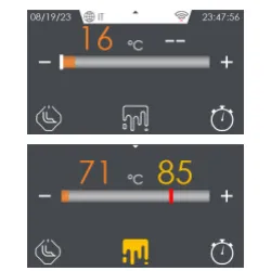 Elektriskais fritieris ar neitrālo skapi 8+8L Touch Screen 70 F2/8-74ETT