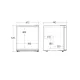 Ledusskapis  48 L SKS56WE (31013210000SKS56WE)