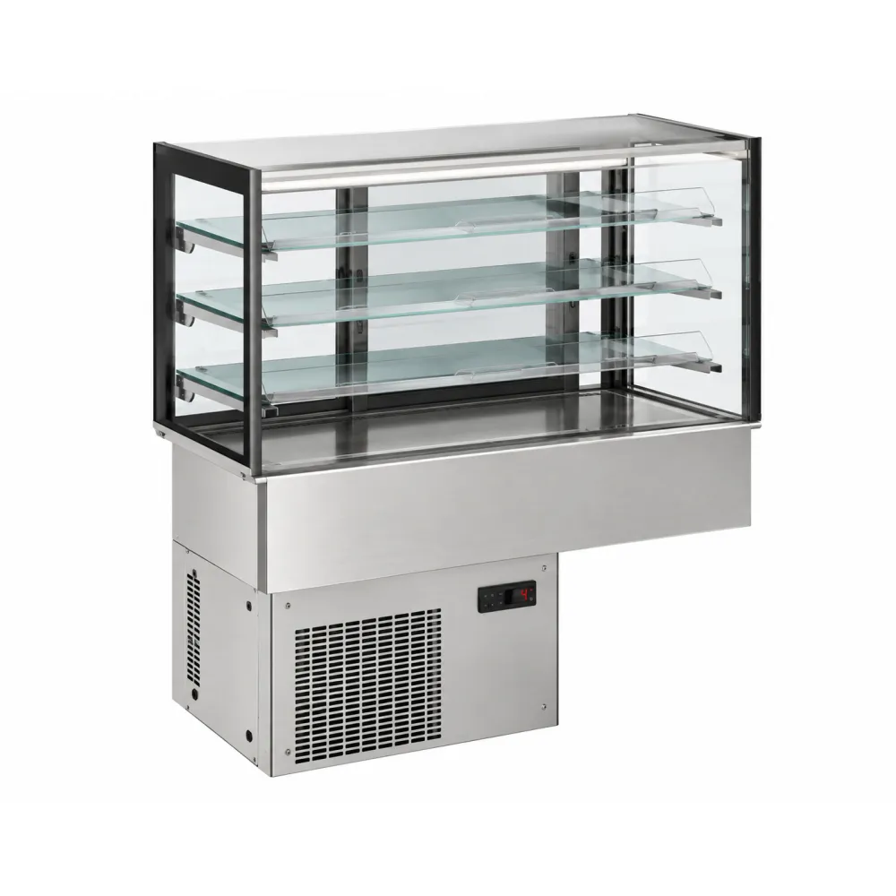Aukstā vitrīna ar bīdamām durvīm 3 GN1/1 DROP-IN DDRVC7-S-CP-3-3 (19106290)