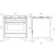 Range Cooker Majestic M09N ar degliem zivīm (M09PDNE3)