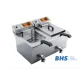 Dubultais elektriskais friteris ar krānu 2 x 8 l (746097)