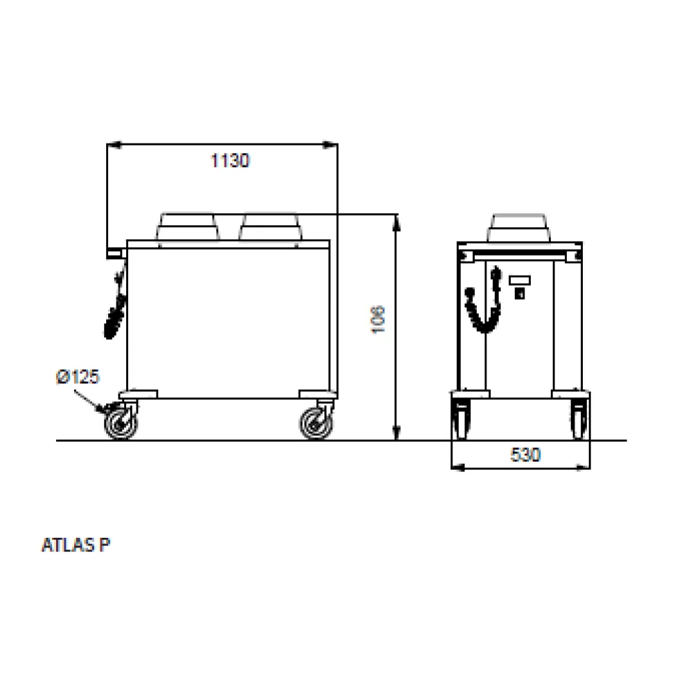 APSILDĀMI ŠĶĪVJU DISPENSERA RATIŅI ATLAS P 28 (03800SOLL/P)