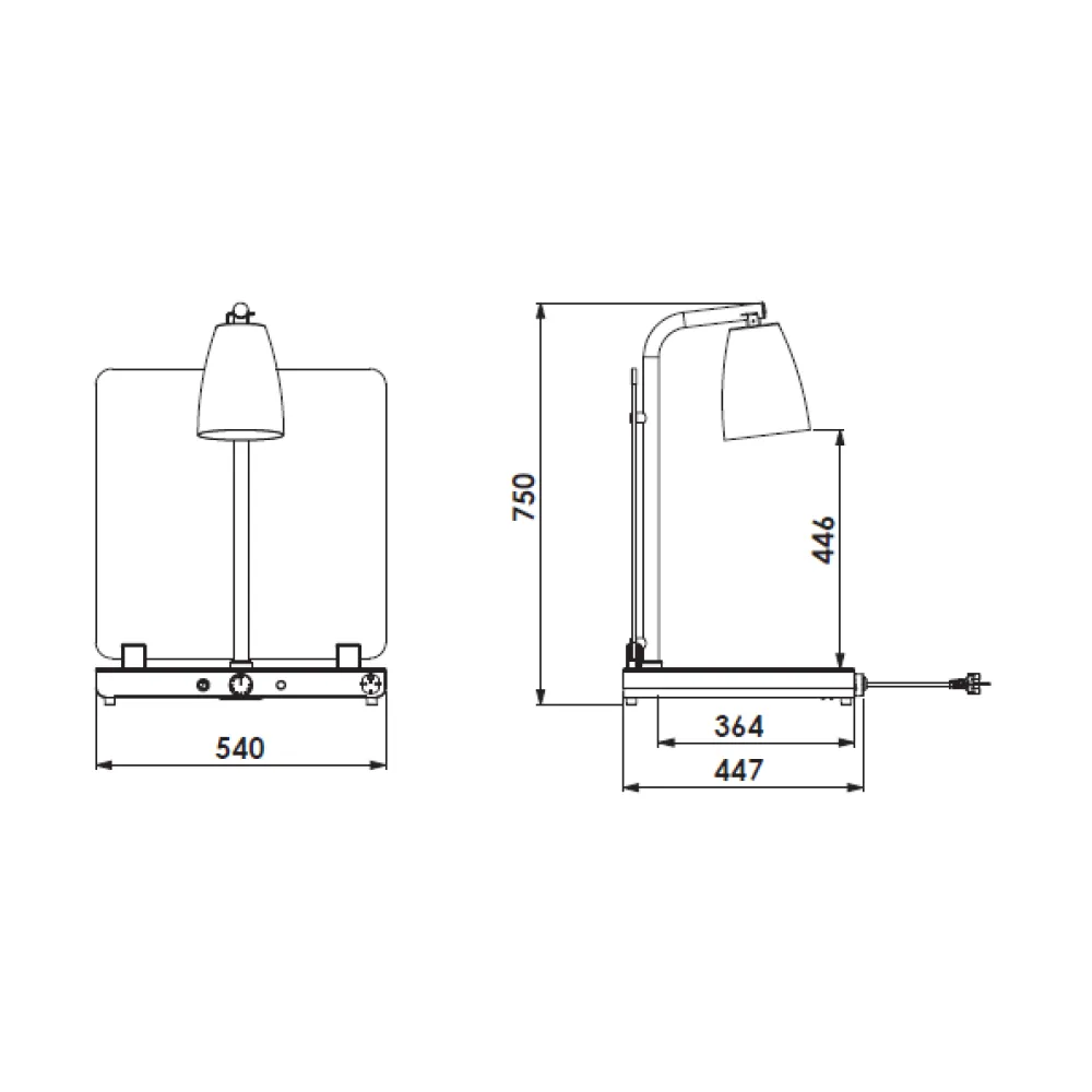 SILDVIRSMA AR INFRASARKANO LAMPU HELIOS 1/1 FIX P2 (034CRHEL1/1FXP2)