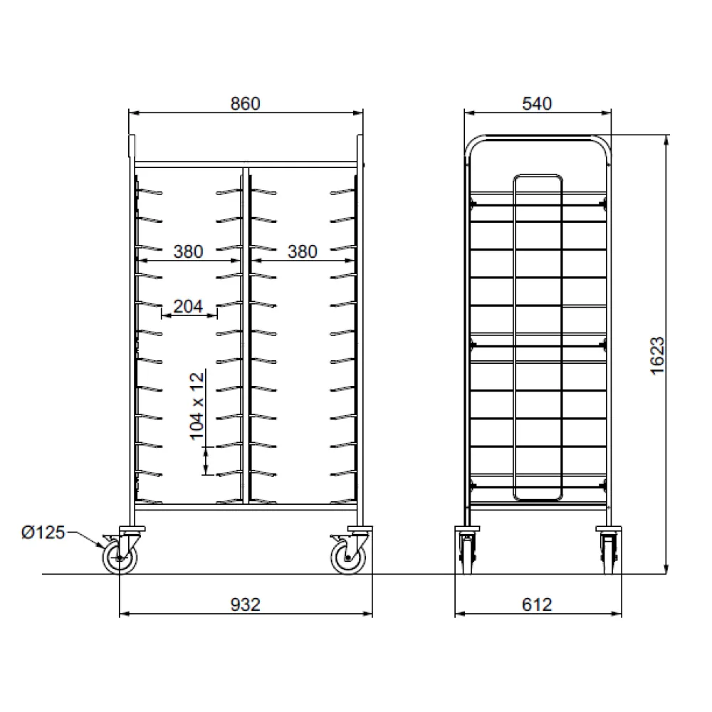 RATI  PAPLĀTĒM TRAY 24 (03900TRAY24)