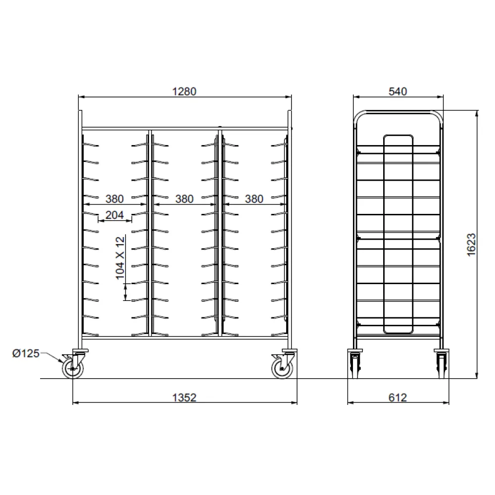RATI PAPLĀTĒM TRAY 36 (03900TRAY36)