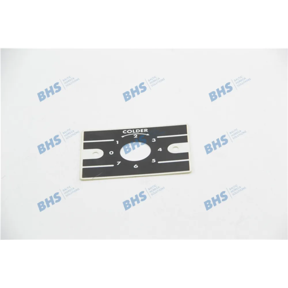 THERMOSTAT SCALE LABEL WHITE (TC1015020124)
