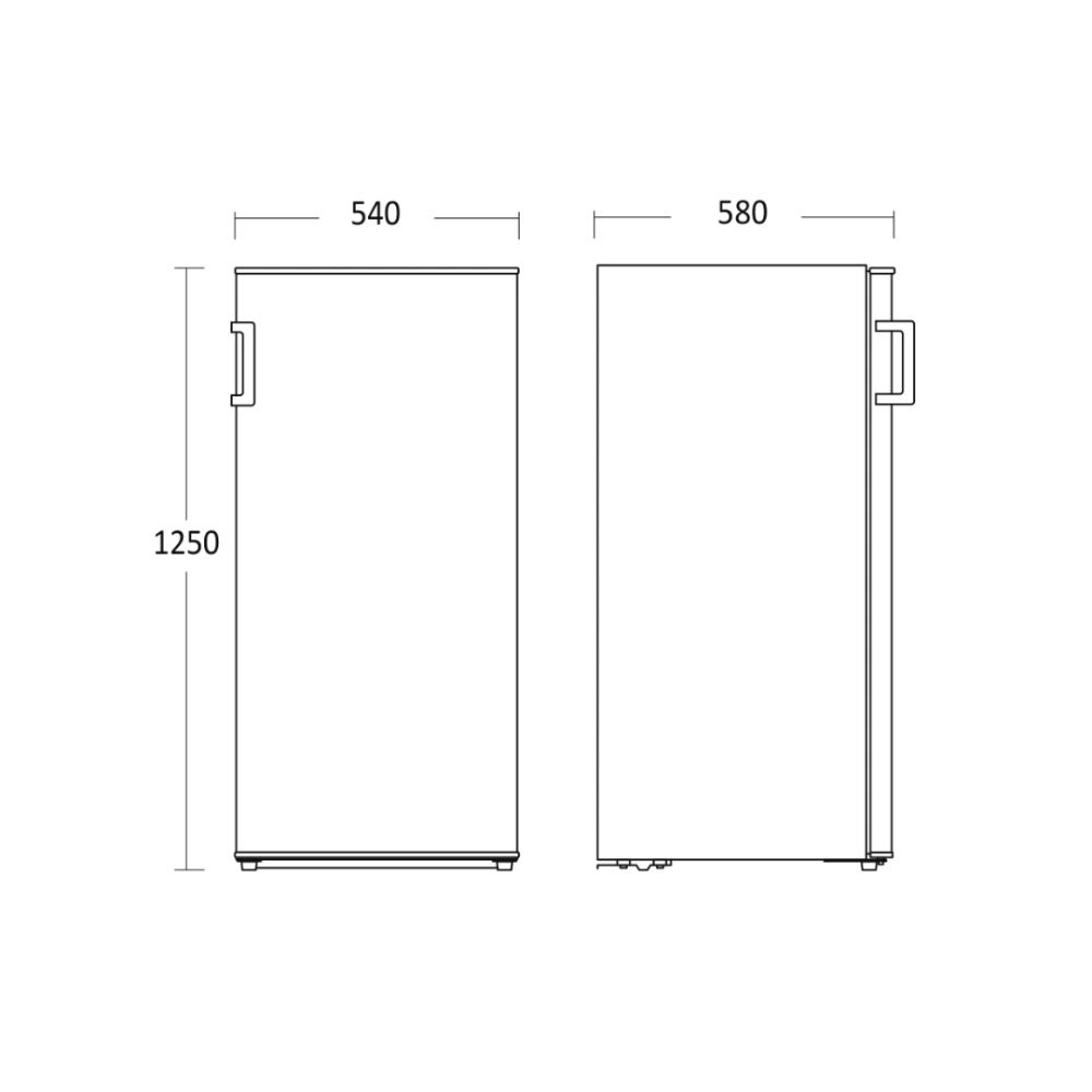 Ledusskapis 197L SKS 201 W (31010201W10000)