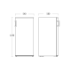 Ledusskapis 197L SKS 201 W (31010201W10000)
