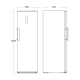 Ledusskapis 370L SKS 452 W (57010452W10000)