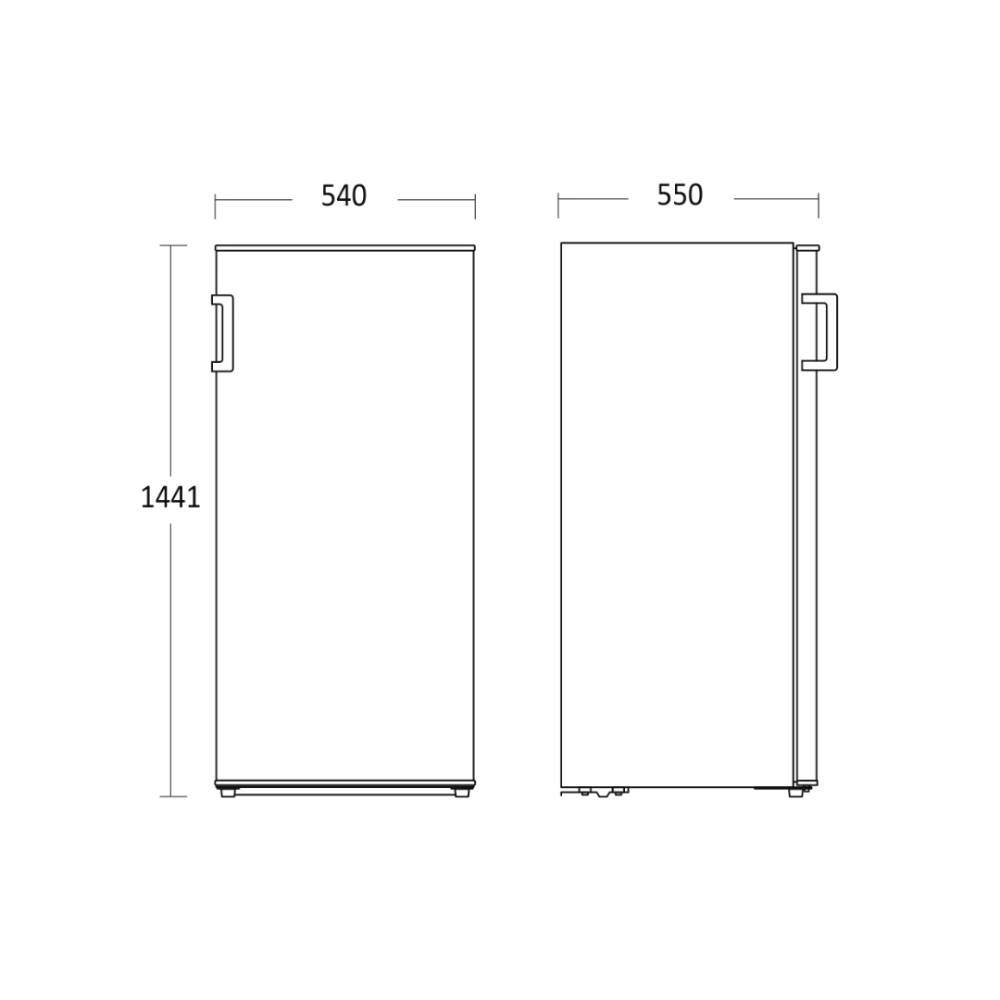 Ledusskapis SKS 262 W (01010262W10000)