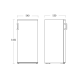 Ledusskapis SKS 262 W (01010262W10000)