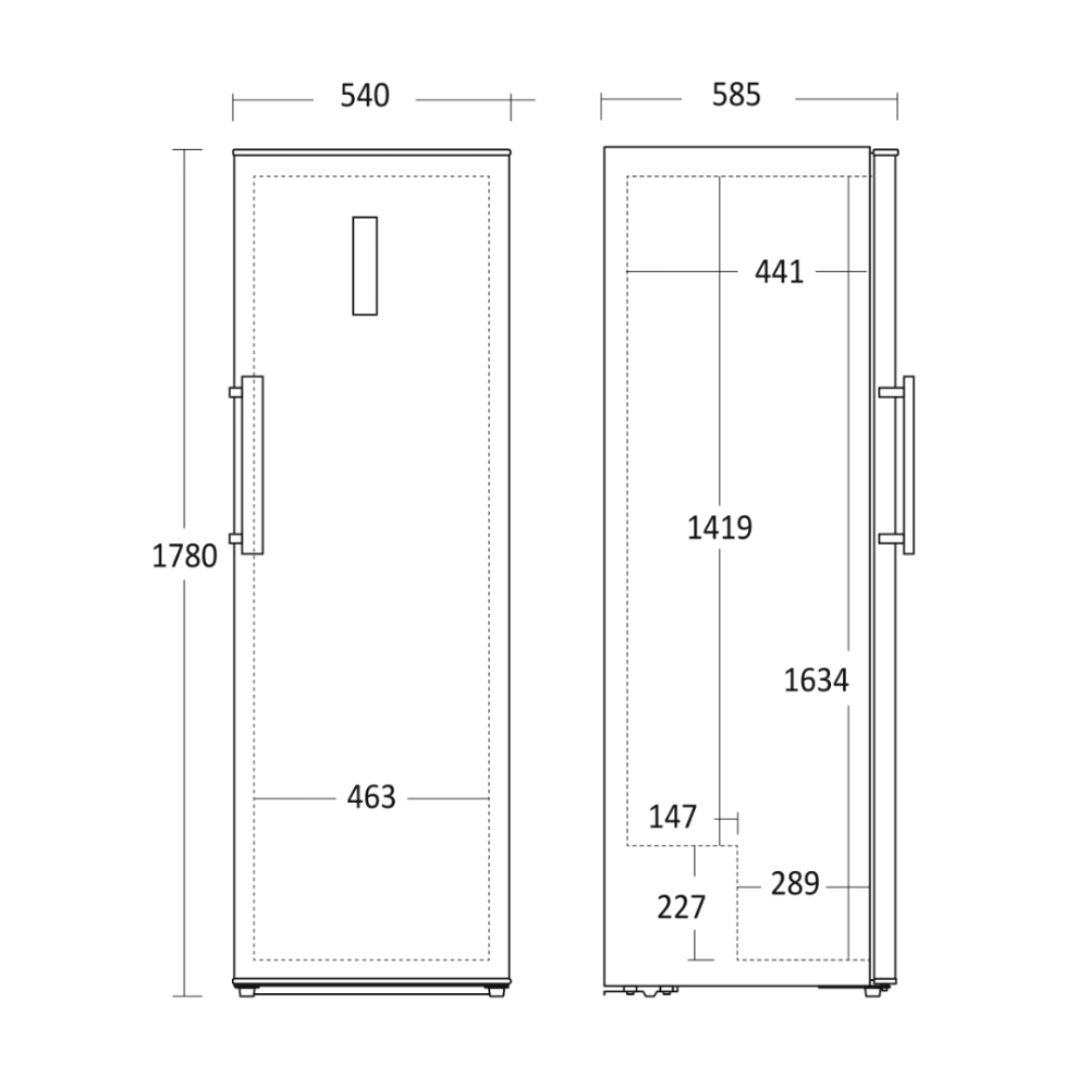 Ledusskapis SKS 346 W (31010346W10000)