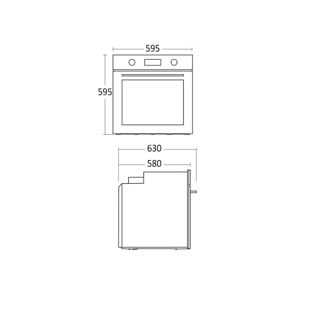 Iebūvējamā cepeškrāsns XO 6800 (33066010000XO6800)