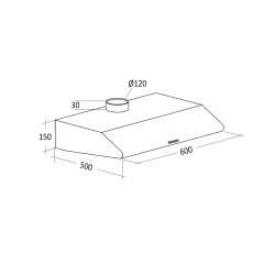Tvaika nosūcējs EMV 104