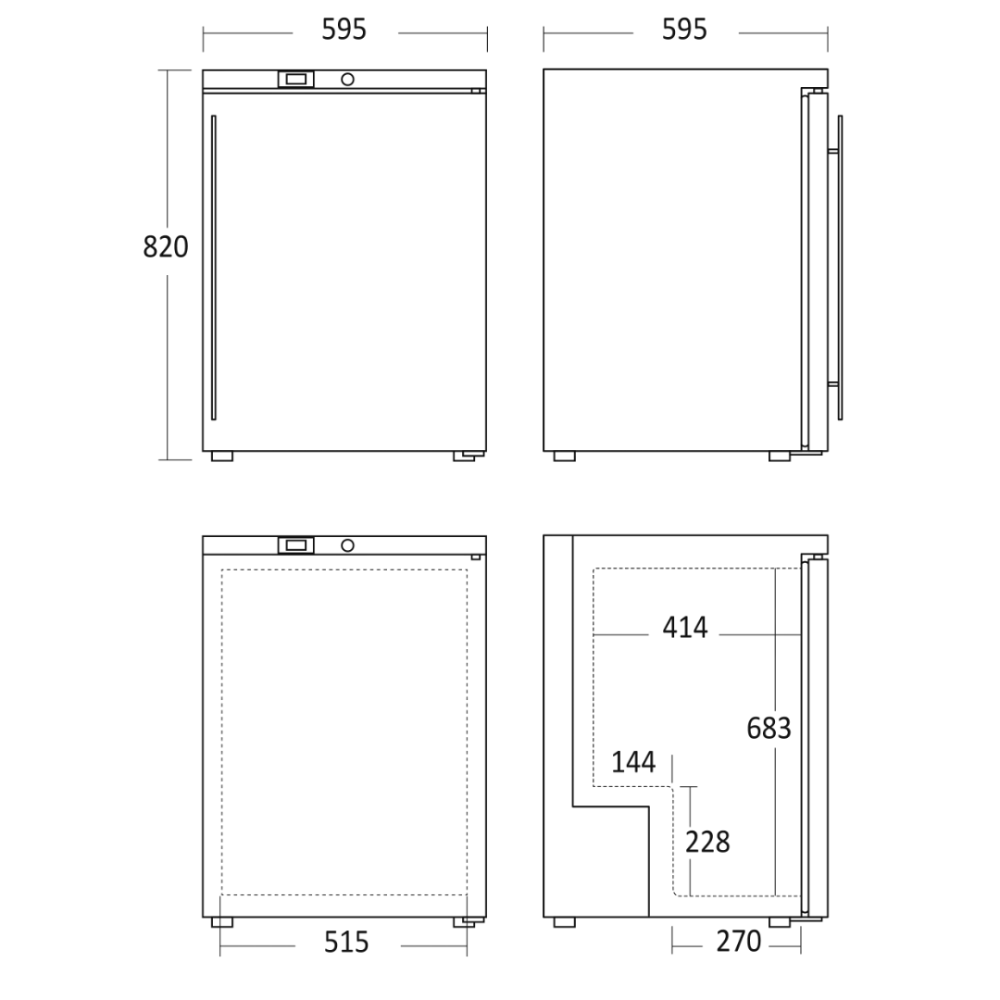 Ledusskapis 145L SK 145 E (35310145E10000)