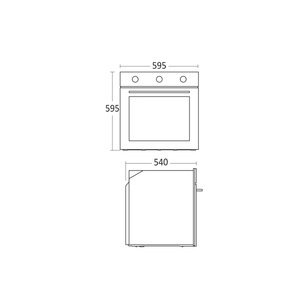Iebūvējamā cepeškrāsns XO 6300 (33066010000XO6300)