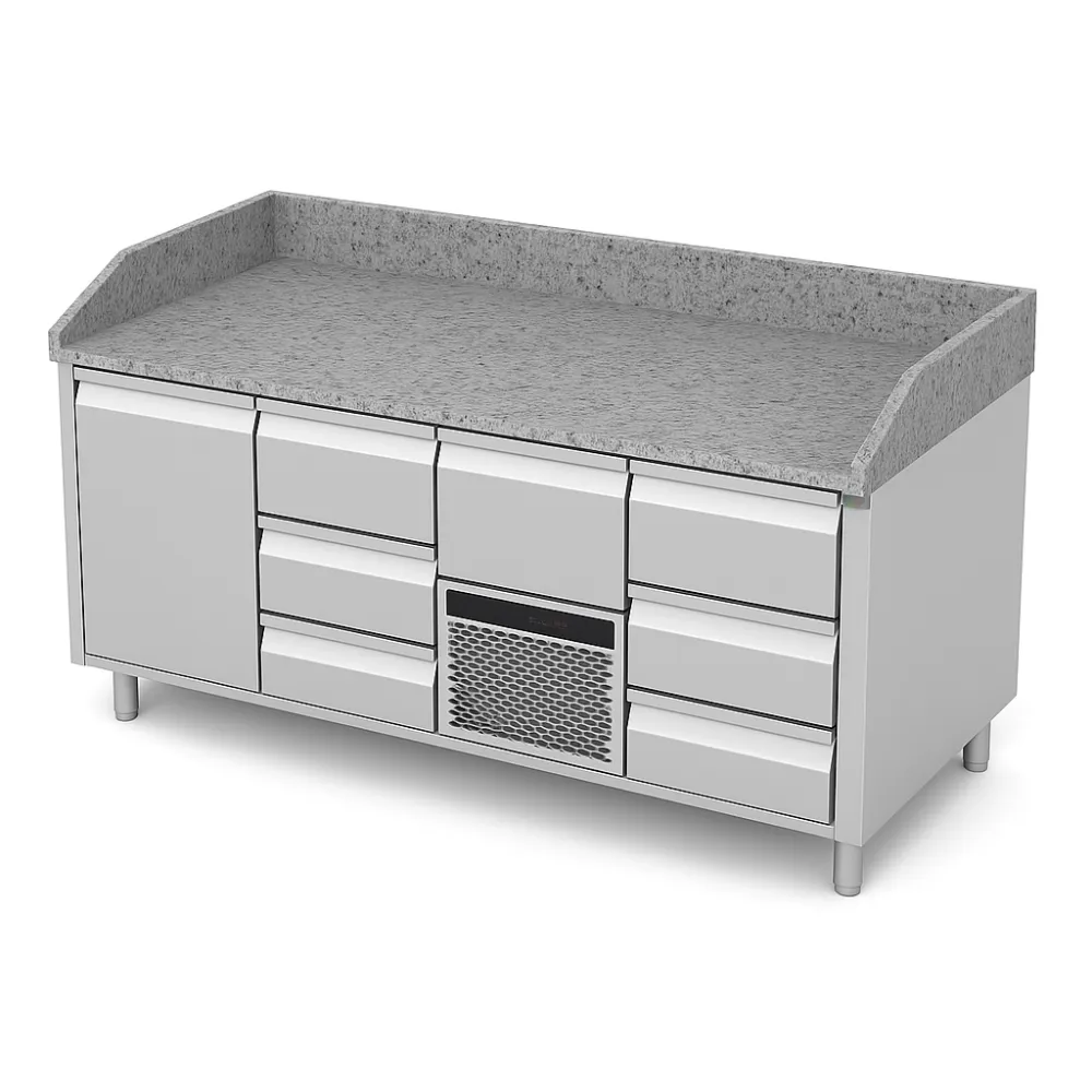 Galds ledusskapis ar granīta virsmu P345 1720mm (FM0-E345-172/70/90)