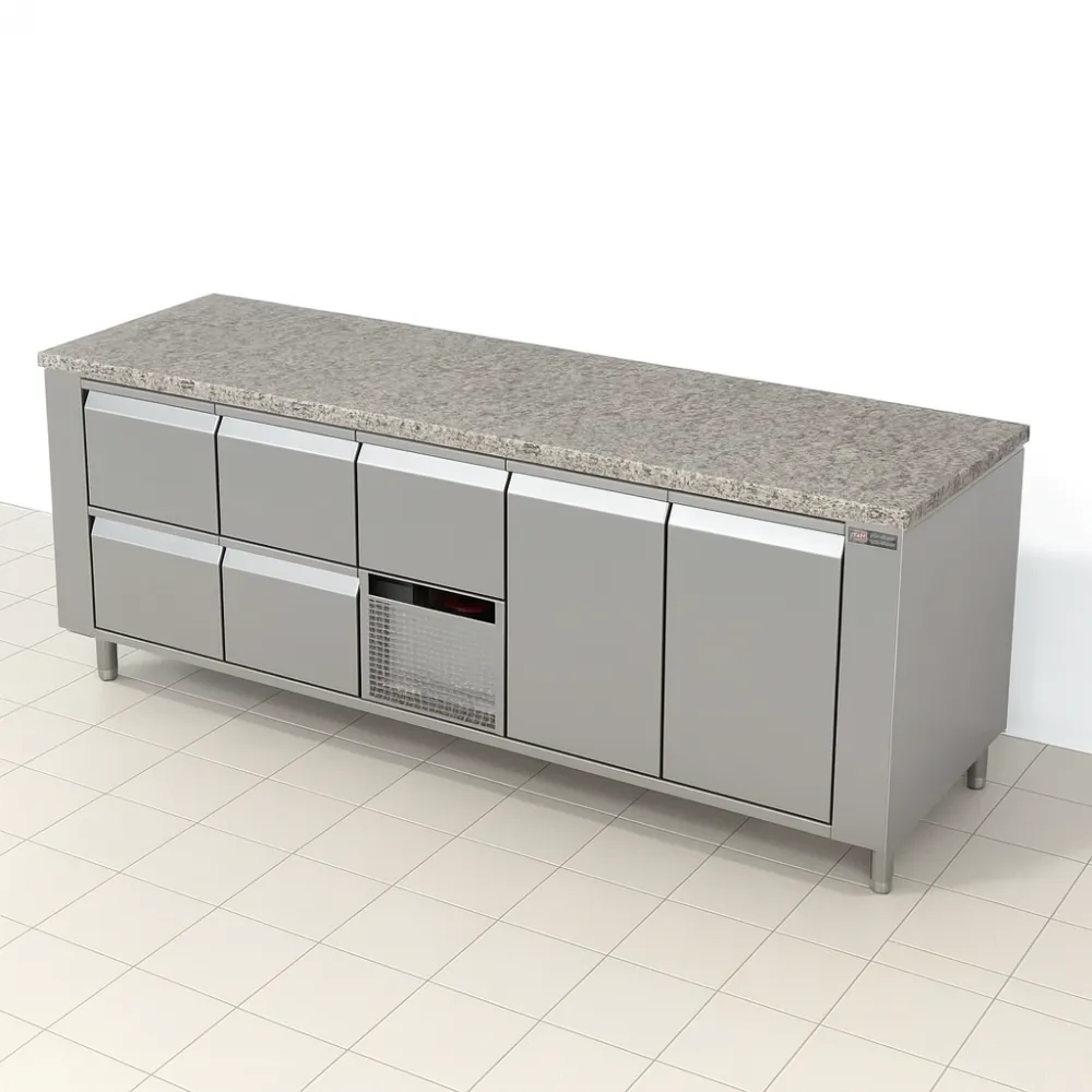 Galds ledusskapis ar granīta virsmu P436 2130mm (FM0-E436-213/70/90)