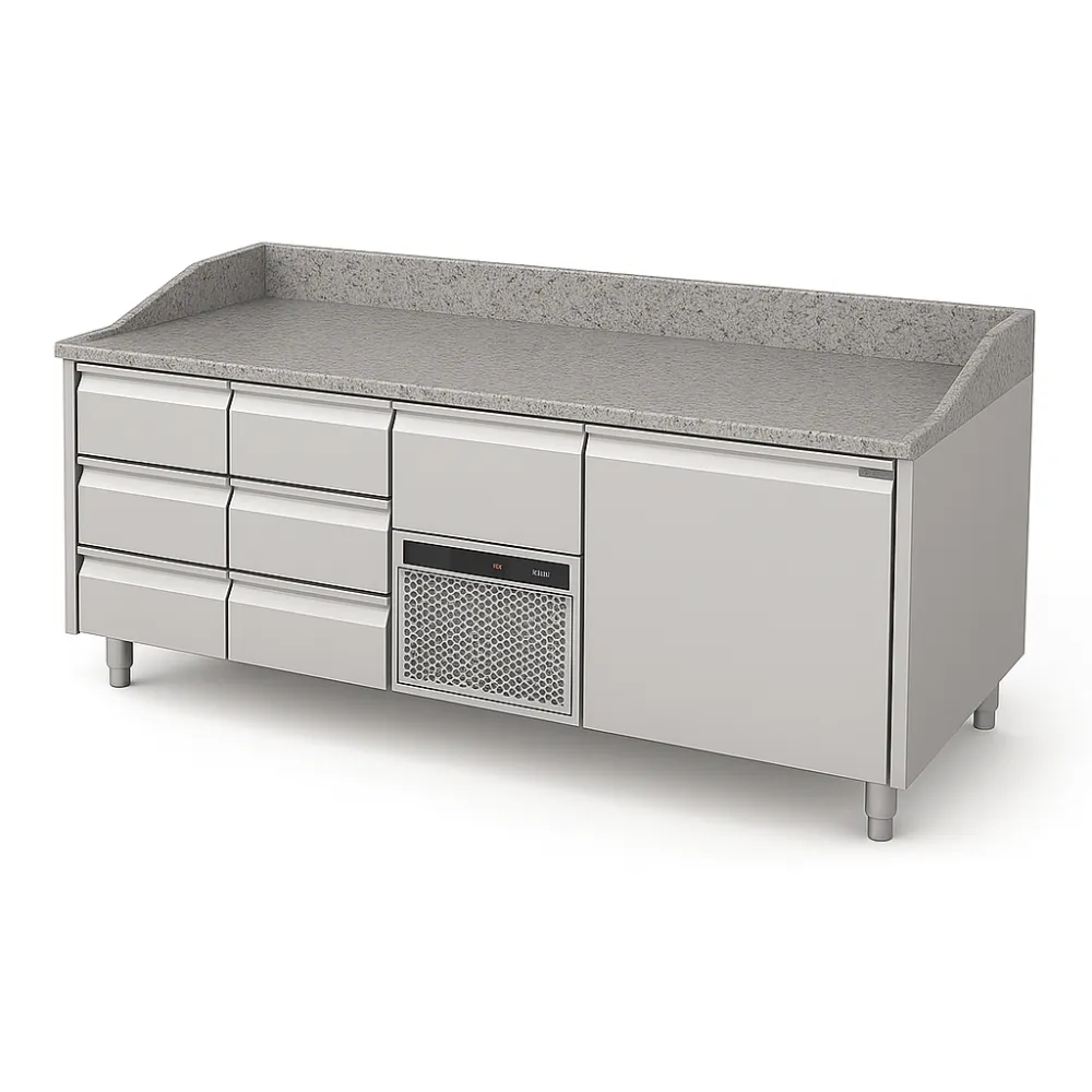 Galds ledusskapis ar granīta virsmu P438 2130mm (FM0-E438-213/70/90)