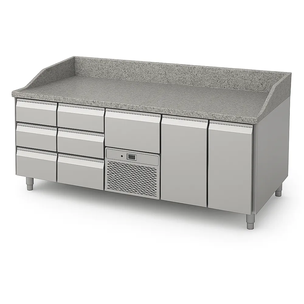 Galds ledusskapis ar granīta virsmu P446 2130mm (FM0-E446-213/70/90)