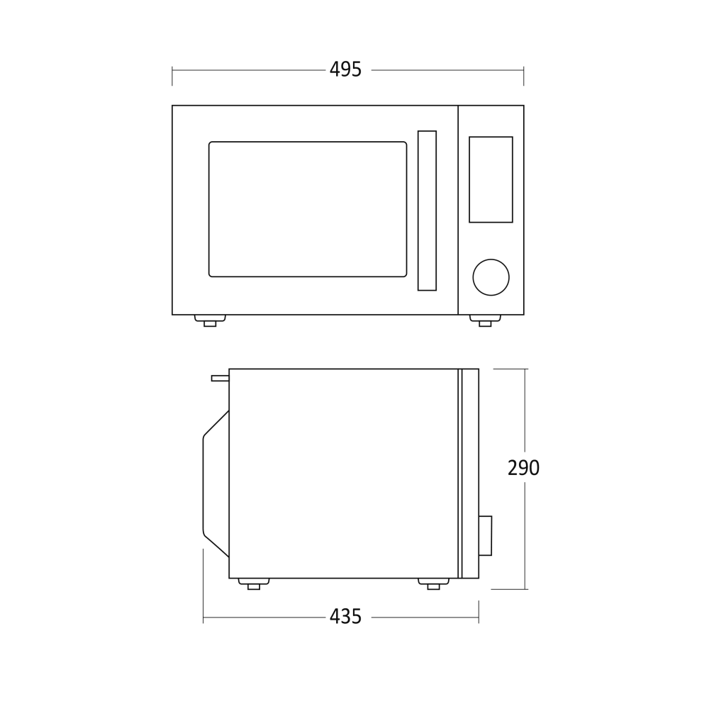 Mikroviļņu krāsns MWC26B (33097210000MWC26B)