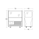 Impulsa vitrīna 68L IMC82BC (67311610000IMC82BC)