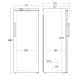Ledusskapis 510L GUR 590 W (31318510000GUR590WB)