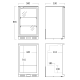 Ledusskapis-vitrīna 86L BB131HBA (26311010000BB131HBA)