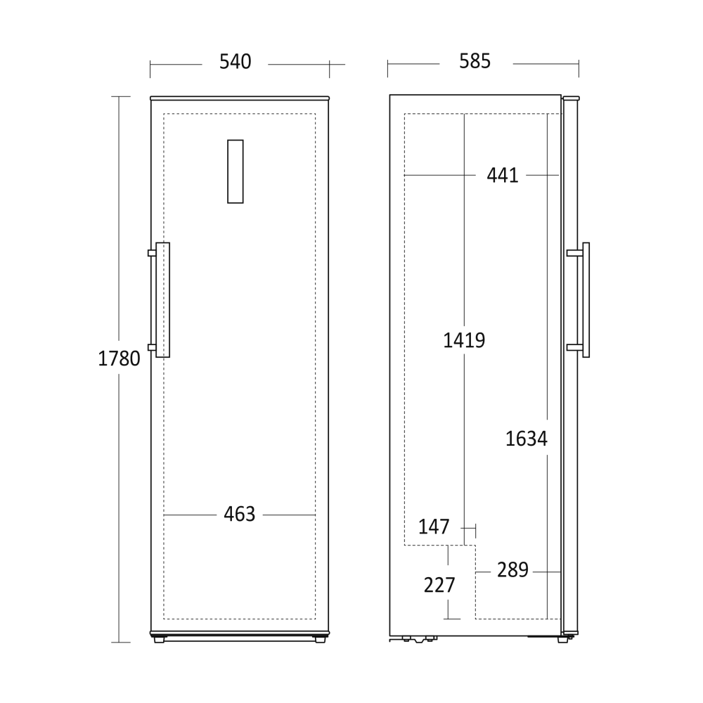 Ledusskapis 290L SKS346WE (31013010000SKS346WE)