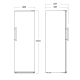 Ledusskapis 331L SKS332WE (61013010000SKS332WE)